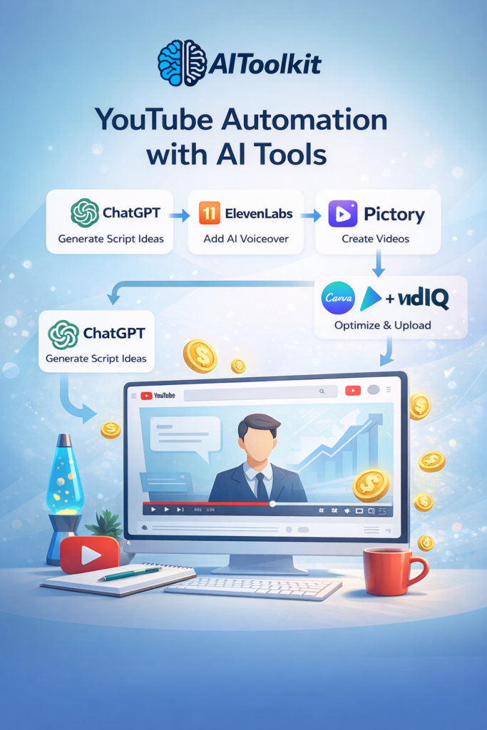 AI tools for YouTube automation workflow